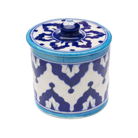 Blue Pottery Canister - Indigo - Matr Boomie (Pottery)