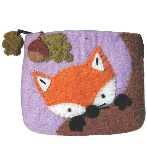 Felt Coin Purse - Baby Fox Handmade and Fair Trade