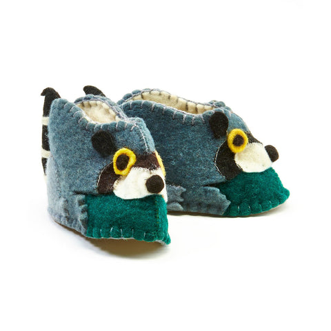 Raccoon Zooties Baby Booties - Silk Road Bazaar