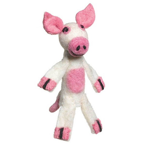 Woolie Finger Puppet - Pig - Wild Woolies (T)