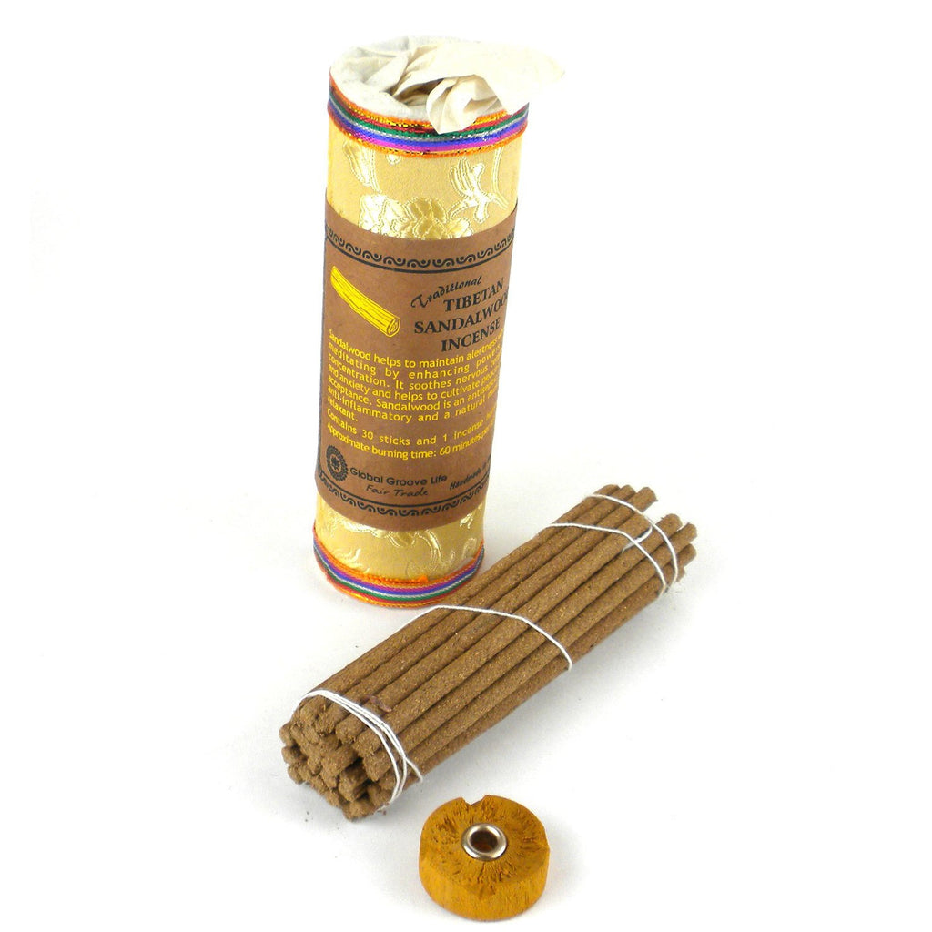 Tibetan Incense - Sandalwood - Global Groove (I)