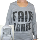 Fair Trade Fitted Tee Shirt with Long Sleeve - Freeset