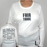 Fair Trade Fitted Tee Shirt with Long Sleeve - Freeset