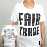 Fitted Fair Trade Tee Shirt with 1/4 Sleeve - Freeset