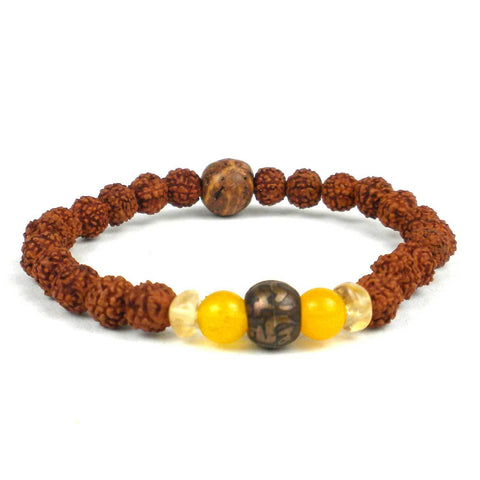 Padme Hum Wrist Mala Bracelet - Global Groove (J)