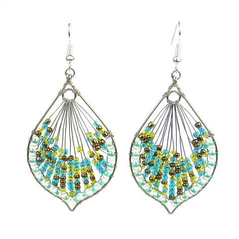 Cleo Earring - Sea - Lucias Imports (J)