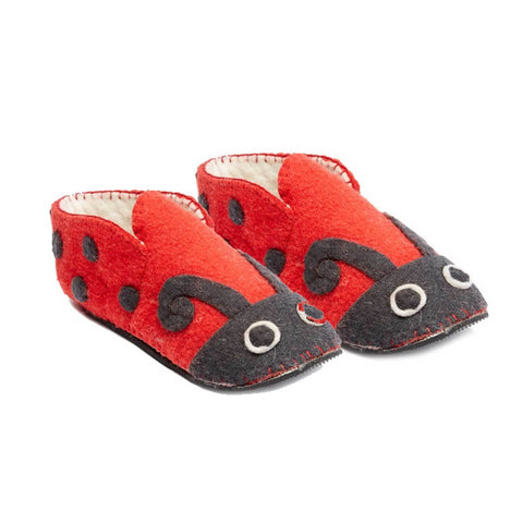 Ladybug Slippers Adult - Silk Road Bazaar