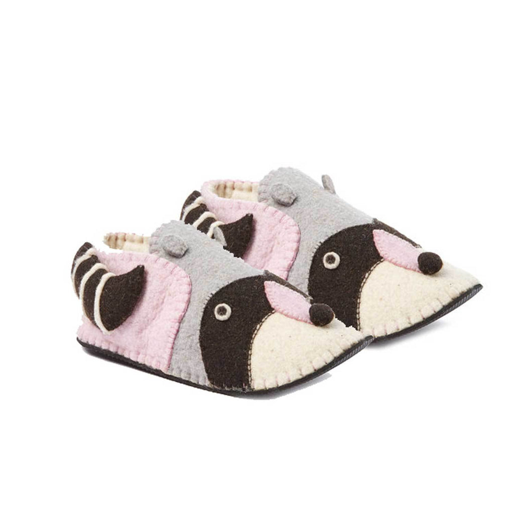 Raccoon Slippers Adult - Silk Road Bazaar