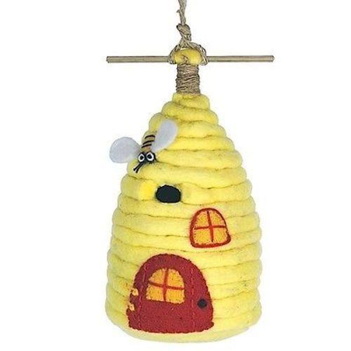 Felt Birdhouse - Honey House Handmade and Fair Trade