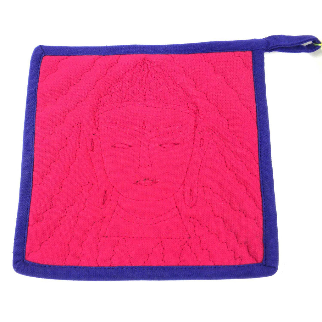 Buddha Hot Pad Pink Purple - Jeevankala (T)