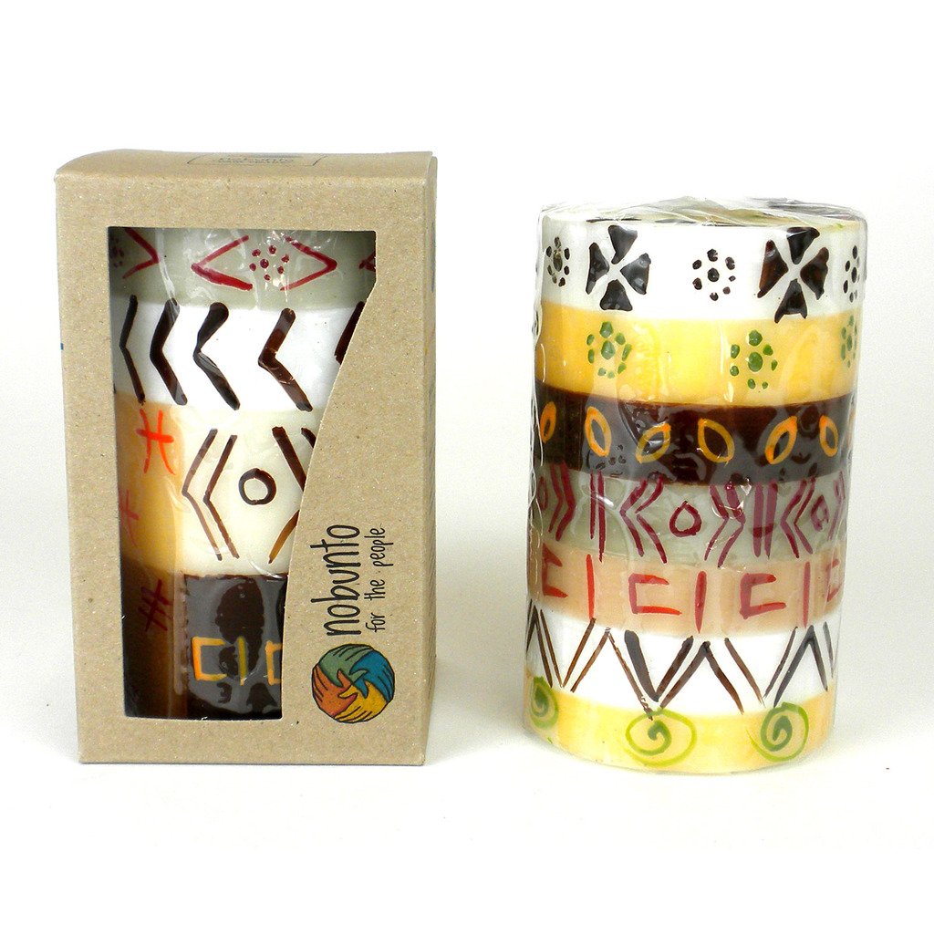 Hand Painted Candle - Single in Box - Akono Design - Nobunto