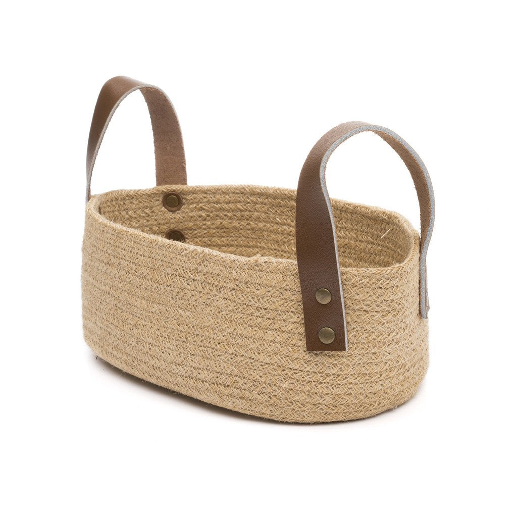 Jute Table Basket - Oval - Matr Boomie (Basket)