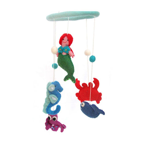 Felt Mermaid Mobile -