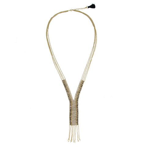 Fringed Y Necklace - WorldFinds