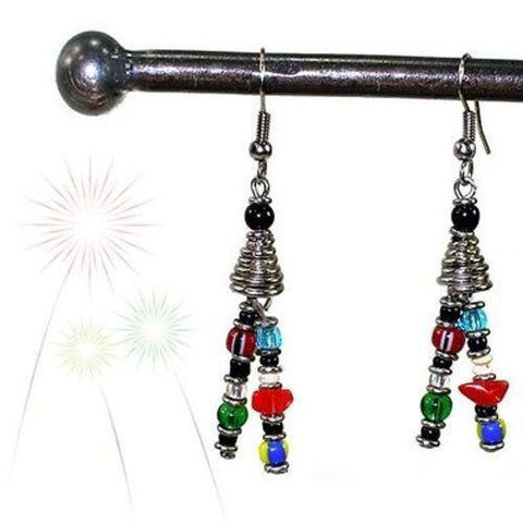 Vibrant Life Earrings Handmade and Fair Trade