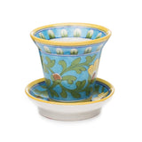 Blue Pottery Planter - Turquoise - Matr Boomie (Pottery)