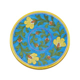 Blue Pottery Trivet - Turquoise - Matr Boomie (T)