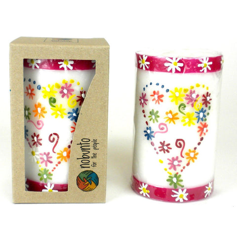 Hand Painted Candle - Single in Box - Mamako Design - Nobunto