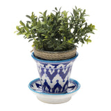 Blue Pottery Planter - Indigo - Matr Boomie (Pottery)