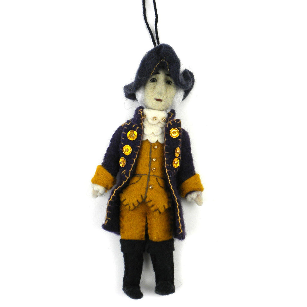 George Washington Felt Ornament - Silk Road Bazaar (O)